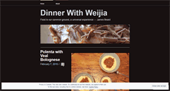 Desktop Screenshot of dinnerwithweijia.com